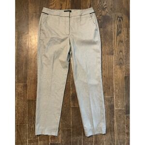 Talbots Square Houndstooth Woven Ankle Pants Women's Size 6 Heritage Mid Rise